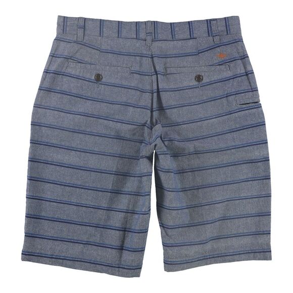 Dockers Mens Perfect Flat Front Casual Walking Shorts, Blue, NWT - Picture 2 of 2